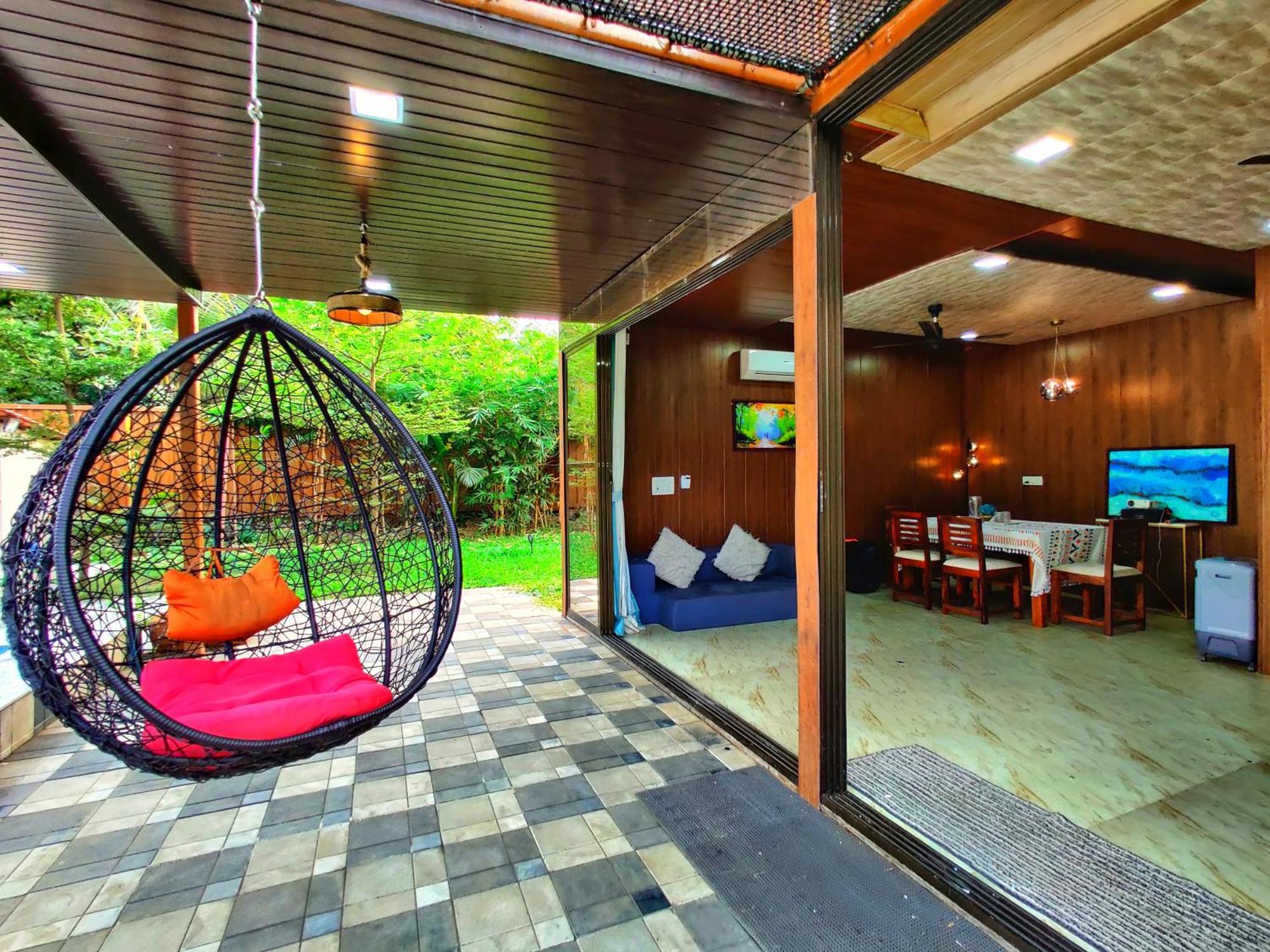 Crystal Springs Villa - A Picture-Perfect Retreat W Pool, Hammock, Gazebo Karjat Exterior photo