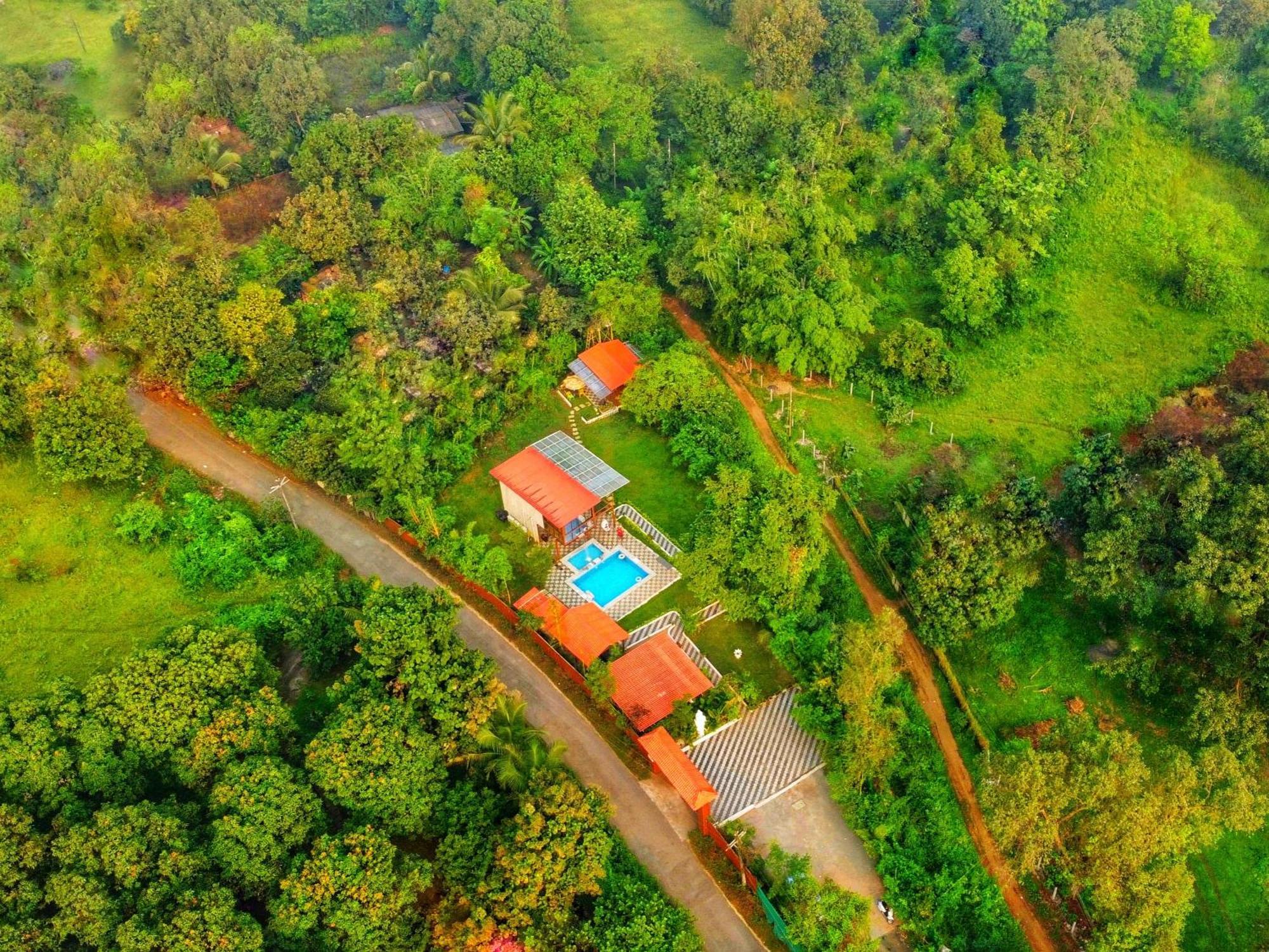 Crystal Springs Villa - A Picture-Perfect Retreat W Pool, Hammock, Gazebo Karjat Exterior photo